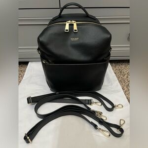 Mina Baie Mini Stevie Leather Black and Gold